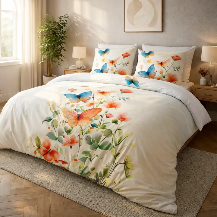 Pościel satynowa bawełniana SATYNLOVE PREMIUM 160x200 + 2x70x80 cm zamek OEKO-TEX