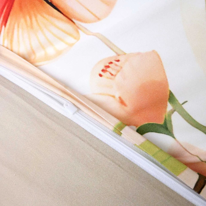 Pościel satynowa bawełniana SATYNLOVE PREMIUM 160x200 + 2x70x80 cm zamek OEKO-TEX