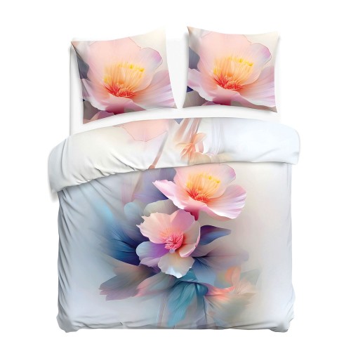 Pościel satynowa bawełniana SATYNLOVE PREMIUM 160x200 + 2x70x80 cm z zamkiem, 200TC, OEKO-TEX