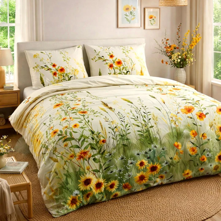 Pościel satynowa bawełniana SATYNLOVE PREMIUM 160x200 cm (2x70x80)