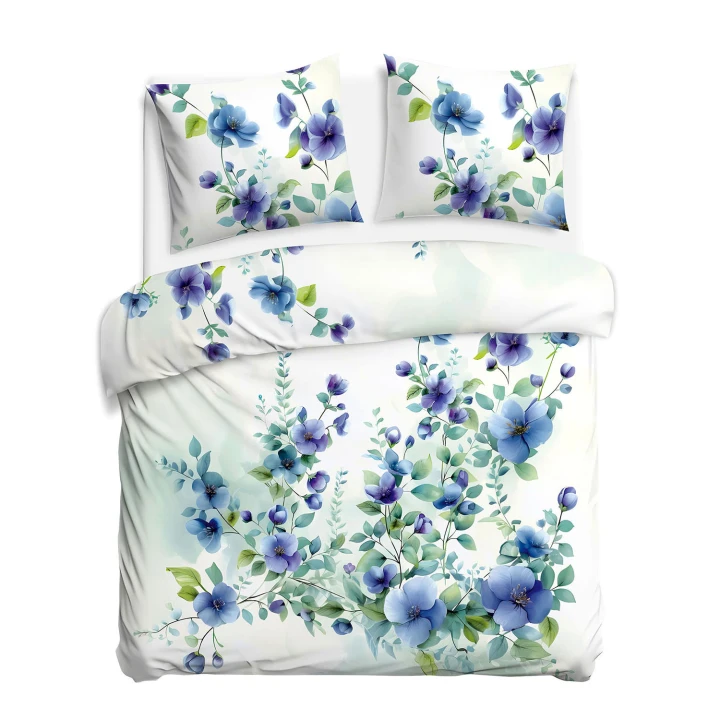 Pościel satynowa bawełniana SATYNLOVE PREMIUM 160x200 cm z poszwą na zamek 2x70x80 cm OEKO-TEX