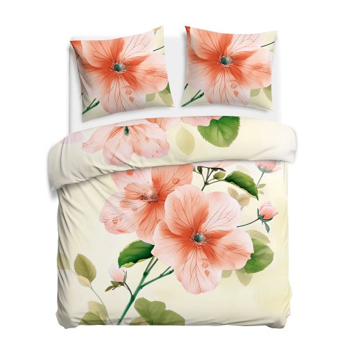 Pościel satynowa bawełniana SATYNLOVE PREMIUM 160x200 cm z zamkiem, 100% bawełna, 200TC (2x70x80) eleganckie opakowanie