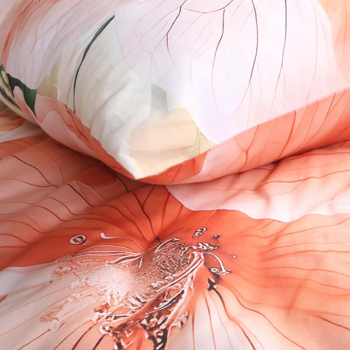 Pościel satynowa bawełniana SATYNLOVE PREMIUM 160x200 cm z zamkiem, 100% bawełna, 200TC (2x70x80) eleganckie opakowanie
