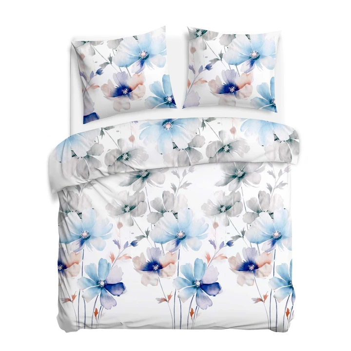 Pościel bawełniana satynowa SATYNLOVE 160x200 + 2x70x80 cm. zamek błyskawiczny, 100% bawełna, eleganckie opakowanie