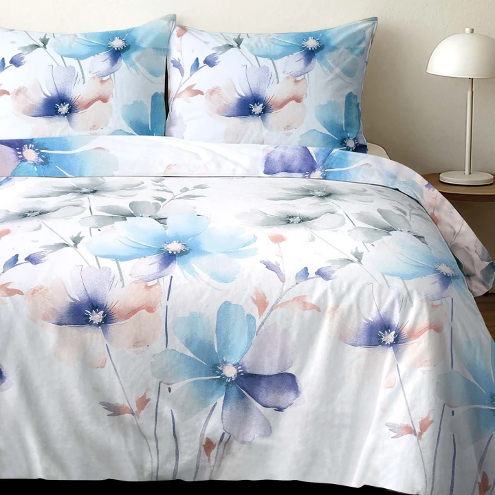 Pościel bawełniana satynowa SATYNLOVE 160x200 + 2x70x80 cm. zamek błyskawiczny, 100% bawełna, eleganckie opakowanie