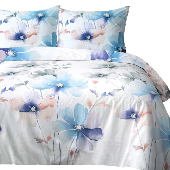 Pościel bawełniana satynowa SATYNLOVE 160x200 + 2x70x80 cm. zamek błyskawiczny, 100% bawełna, eleganckie opakowanie