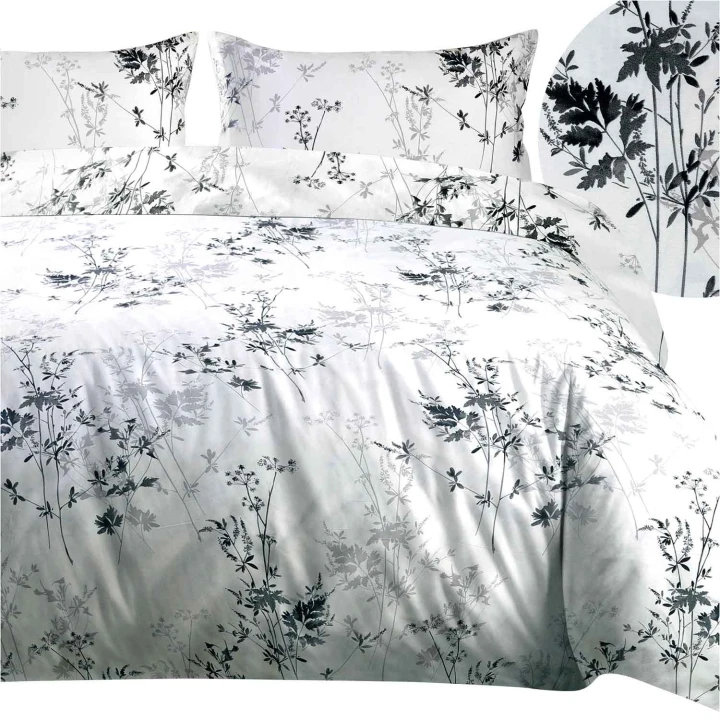 Pościel satynowa bawełniana SATYNLOVE 160x200 + 2x70x80 cm z zamkiem, 100% bawełna