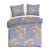 Pościel bawełniana CottonLove 160x200 cm z dwoma poszewkami 70x80 cm. 100% bawełna, zamek błyskawiczny, gramatura 110 g/m²