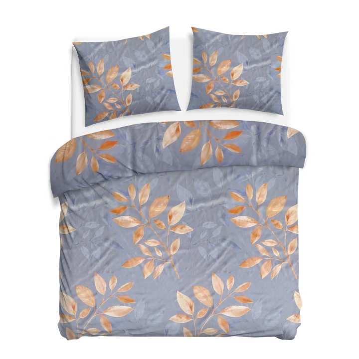 Pościel bawełniana CottonLove 160x200 cm z dwoma poszewkami 70x80 cm. 100% bawełna, zamek błyskawiczny, gramatura 110 g/m²