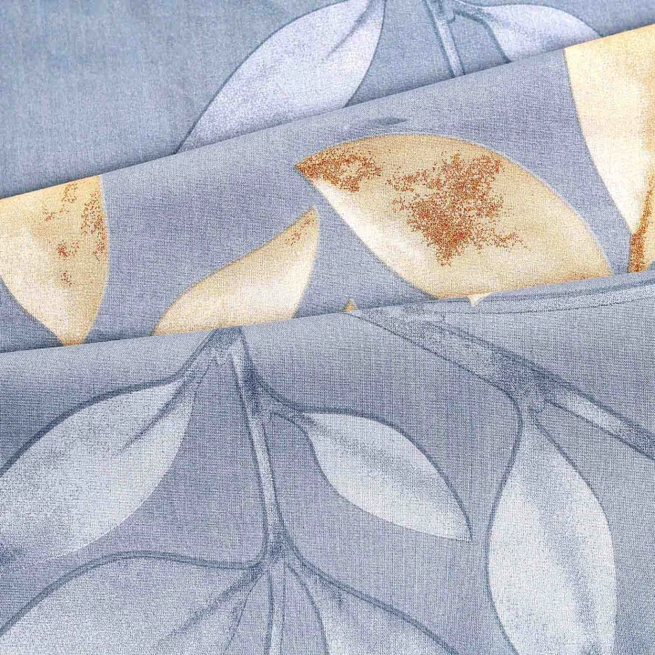 Pościel bawełniana CottonLove 160x200 cm z dwoma poszewkami 70x80 cm. 100% bawełna, zamek błyskawiczny, gramatura 110 g/m²