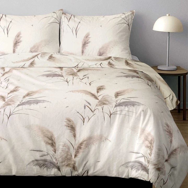 Pościel bawełniana CottonLove 160x200 z zamkiem 100% bawełna 2x70x80 cm