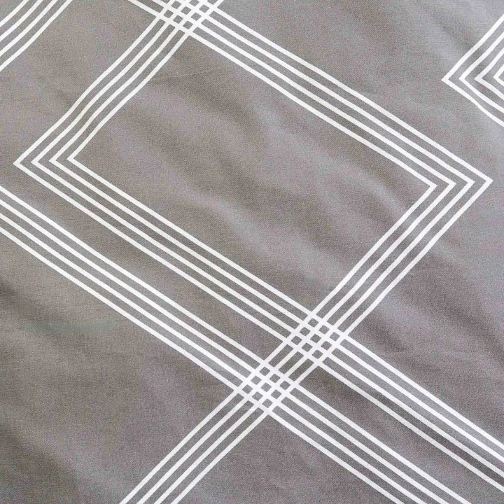 Pościel bawełniana CottonLove 160x200 cm z poszewkami 70x80 cm, 100% bawełna, zamek błyskawiczny, gęsty splot