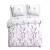 Pościel bawełniana COTTONLOVE 160x200 cm z poszewkami 70x80 cm, 100% bawełna, zamek błyskawiczny, gramatura 110 g/m²