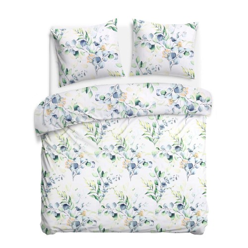 Pościel bawełniana CottonLove 160x200 cm. – komplet 100% bawełna, zamek błyskawiczny, 2x 70x80 cm