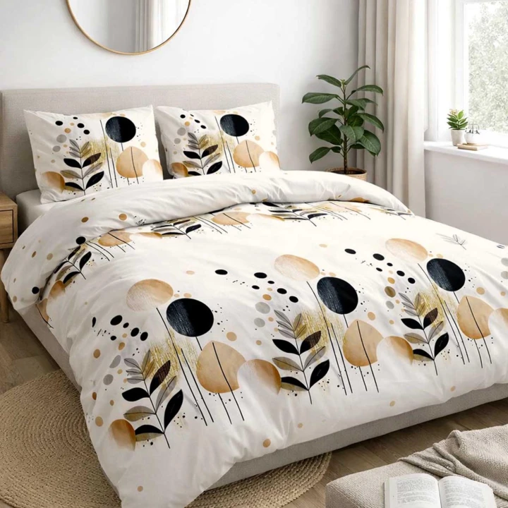 Pościel bawełniana satynowa SATYNLOVE 160x200 cm z poszewkami 70x80 cm 100% bawełna