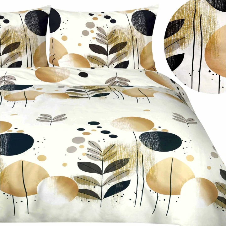 Pościel bawełniana satynowa SATYNLOVE 160x200 cm z poszewkami 70x80 cm 100% bawełna
