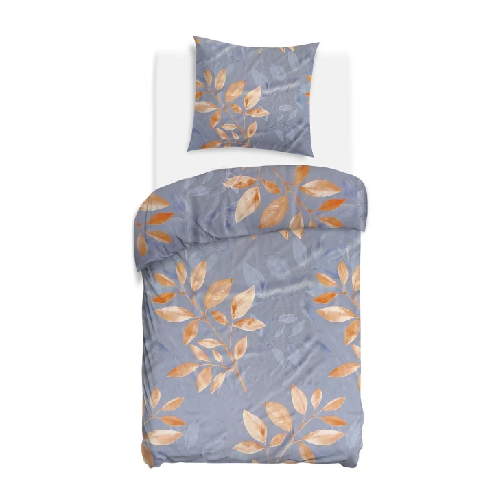 Pościel bawełniana Cottonlove 140x200 + 70x80 cm – 100% bawełna, zamek błyskawiczny, gęsty splot, miękka i trwała
