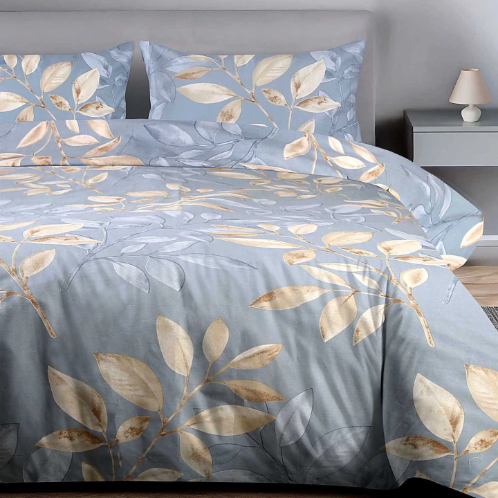 Pościel bawełniana Cottonlove 140x200 + 70x80 cm – 100% bawełna, zamek błyskawiczny, gęsty splot, miękka i trwała