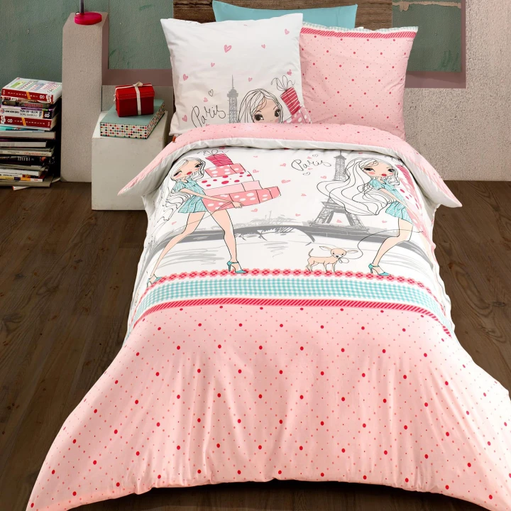 Pościel bawełniana Ranforce COTTONLOVE EXCLUSIVE 140x200 + 70x80