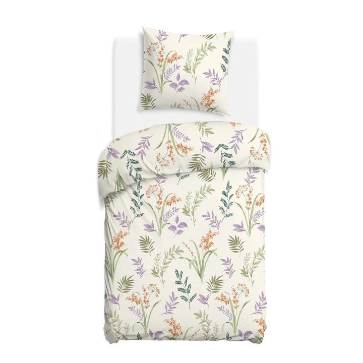 Pościel bawełniana COTTONLOVE 140x200 + 70x80 cm, 100% cotton, zamek błyskawiczny, miękka i trwała