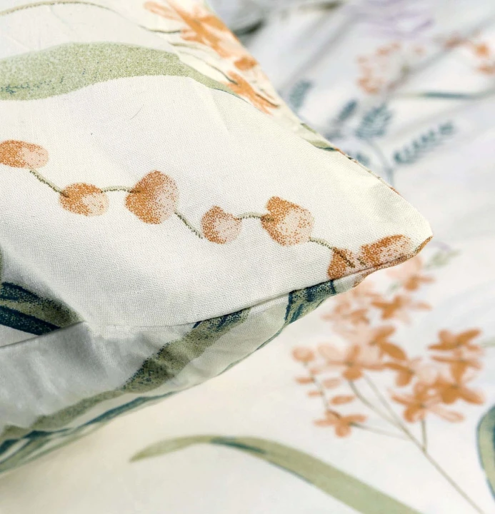Pościel bawełniana COTTONLOVE 140x200 + 70x80 cm, 100% cotton, zamek błyskawiczny, miękka i trwała