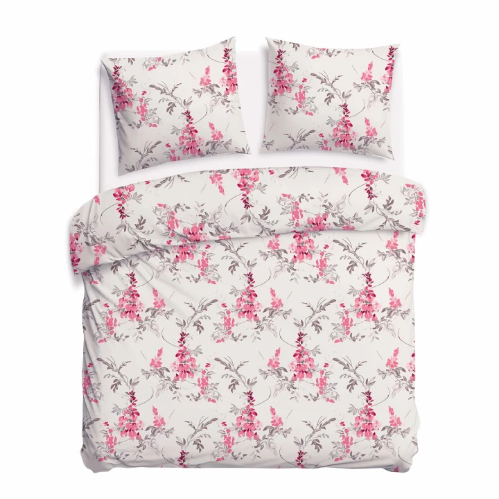 Pościel bawełniana COTTONLOVE 180x200 z zamkiem 100% bawełna (2x70x80)