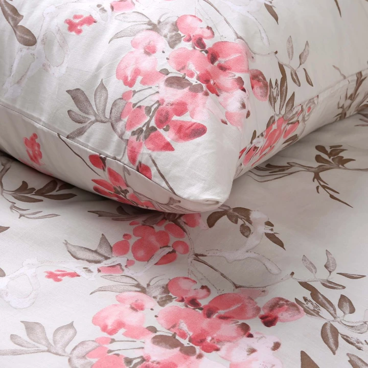 Pościel bawełniana COTTONLOVE 180x200 z zamkiem 100% bawełna (2x70x80)