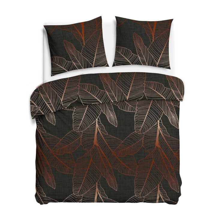 Pościel bawełniana COTTONLOVE 180x200 cm z zamkiem 100% bawełna 2x70x80 cm