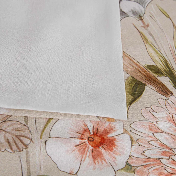 Pościel bawełniana Ranforce COTTONLOVE EXCLUSIVE SIDELYA 200x220 + 2x70x80 cm (zamek błyskawiczny)