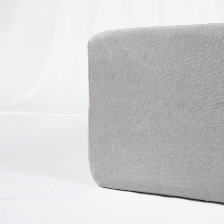 Prześcieradło jersey z gumką popiel 220x200 PREMIUM