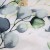 Pościel bawełniana Cottonlove Silva 220x200 cm – białe tło z zielono-niebieskimi liśćmi i kwiatami