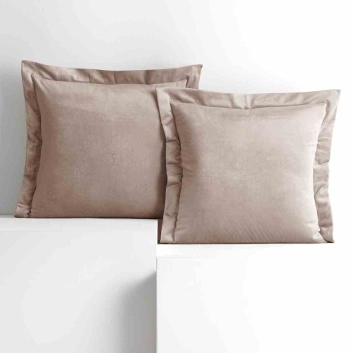 RESTILO poszewka dekoracyjna Velvet jasny beż 45x45 2 szt. glamour