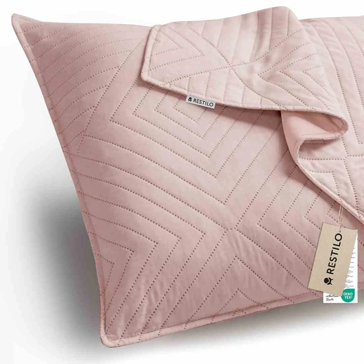 Komplet poszewek dekoracyjnych Softa liliowy 45x45 cm 2 sztuki glamour