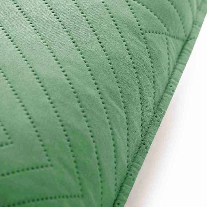 Poszewki dekoracyjne Softa zielone 45x45 cm 2 szt. tłoczone glamour
