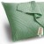 Poszewki dekoracyjne Softa zielone 45x45 cm 2 szt. tłoczone glamour