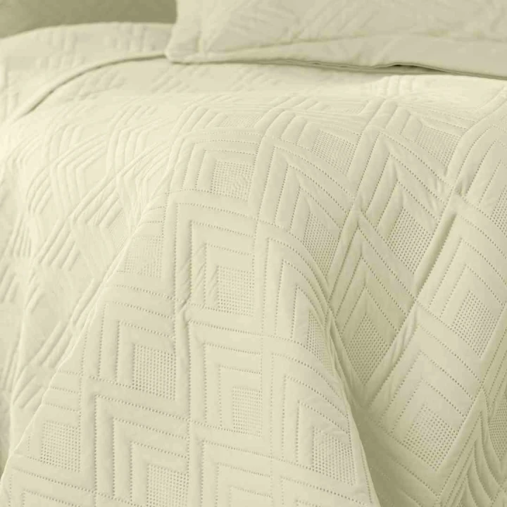 Narzuta OPHELIA 200x220 beżowa klasyczna dwustronna