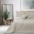 Narzuta ALHAMBRA beżowo-biała 200x220 DecoKing elegancka z nadrukiem