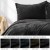 Narzuta LAILA 200x220 czarna velvet