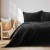 Narzuta Laila czarna glamour 240x260 dwustronna velvet