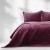 Narzuta na łóżko bordowa glamour dwustronna 260x280