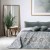 Narzuta na łóżko ALHAMBRA szara 170x270 dwustronna pikowana