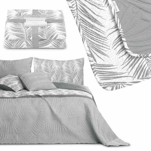 Narzuta na łóżko Tropical Bonaire szara 170x210