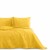 Narzuta na łóżko AmeliaHome Palsha żółta 170x210 velvet mikrofibra pikowana