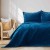 Narzuta na łóżko Laila indygo glamour 170x210 velvet dwustronna