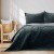 Narzuta na łóżko Laila grafitowa glamour 170x210
