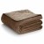 Narzuta na łóżko Laila cappuccino 170x210 glamour dwustronna velvet