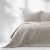 Narzuta na łóżko Laila beżowa glamour 170x210 velvet