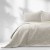 Narzuta na łóżko LAILA jasny beż 170x210 glamour dwustronna velvet