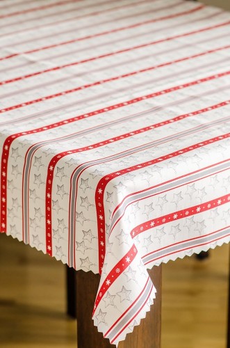 Obrus Boże Narodzenie gwiazdki