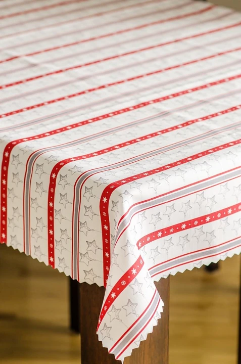 Obrus Boże Narodzenie gwiazdki